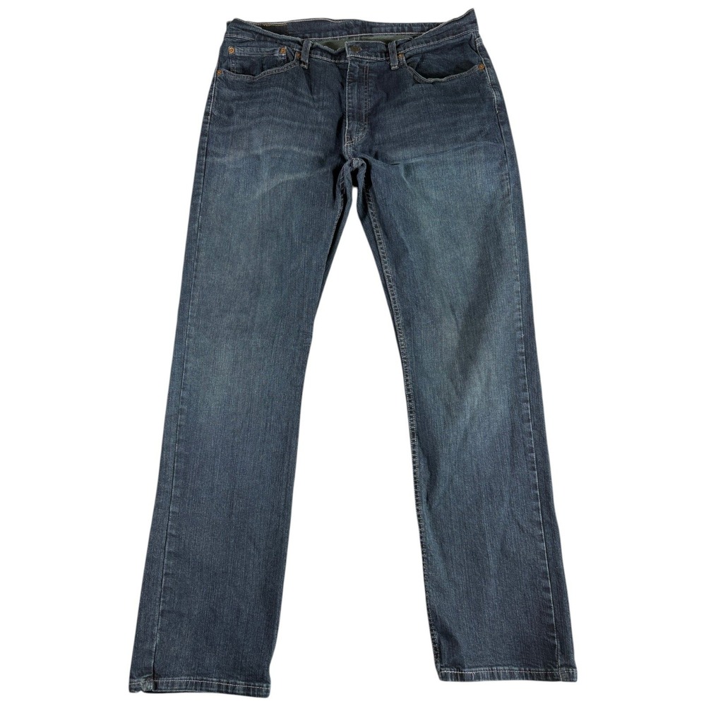 Levis 559 Relaxed Straight Jeans Mens 36x34 Dark Blue Washed Relaxed Straight
